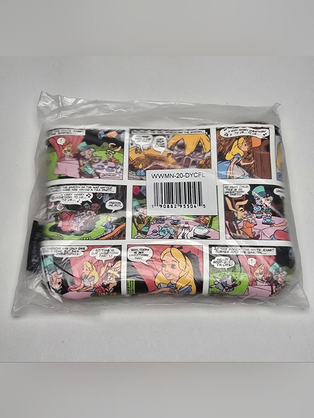 Disney Buckle-Down Alice In Wonderland Comic Strip Coin Purse Pouch Wallet NWT